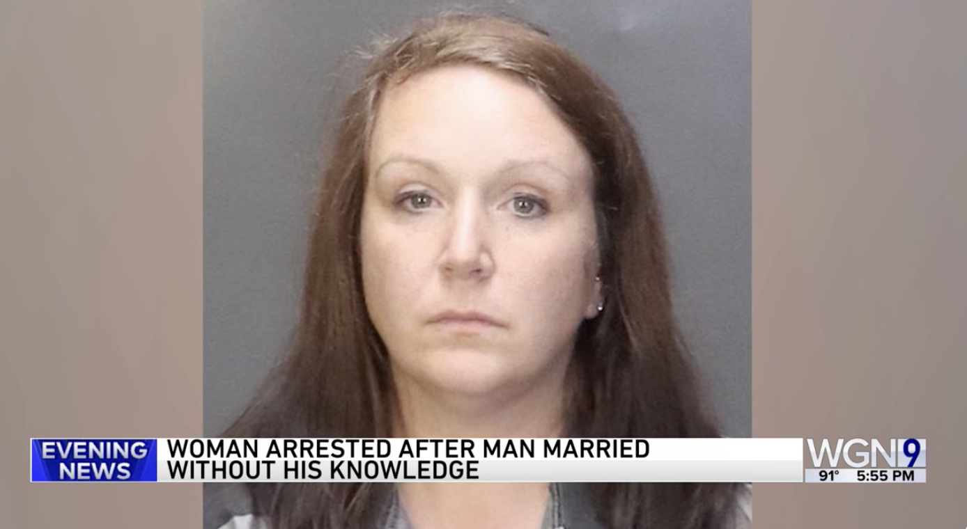 Mugshot of unhinged woman Kristin Spearman